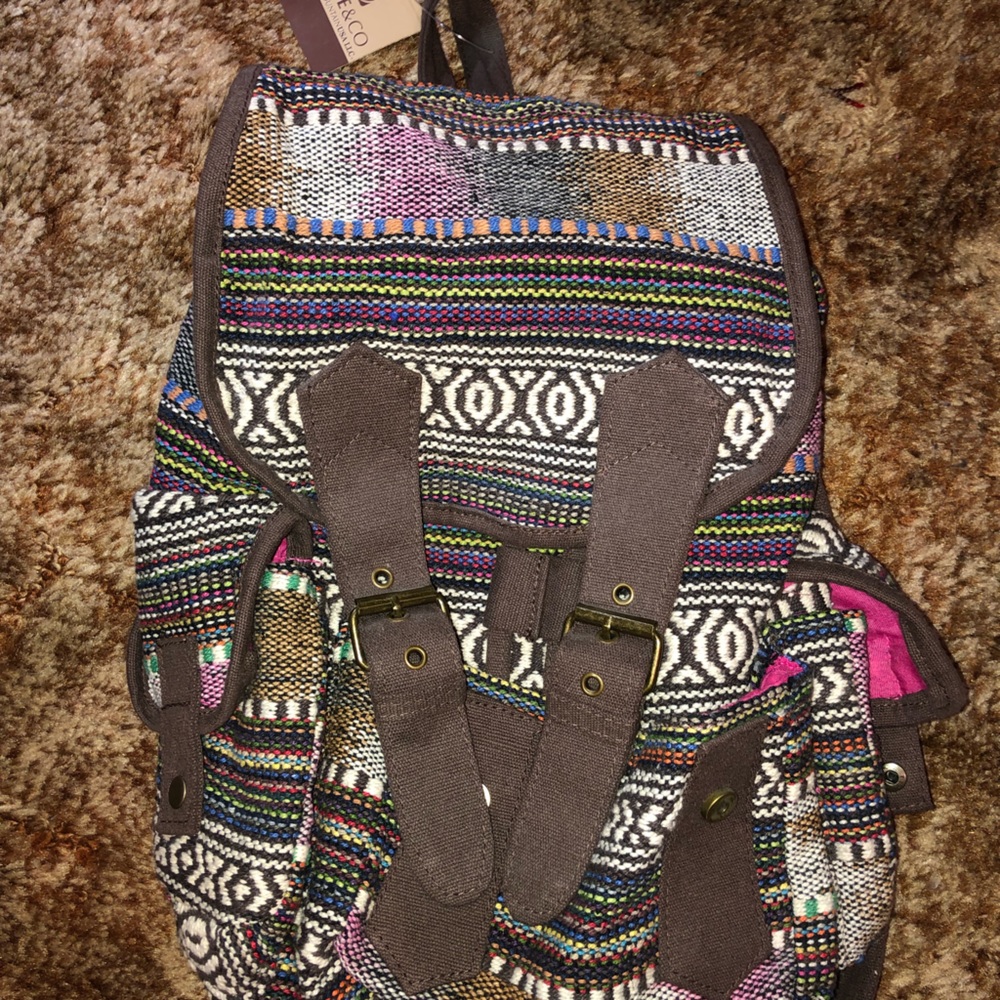 BNWT Tribal Print Backpack
